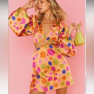 Show Me Your Mumu Go Out Cut Out Mini Dress
